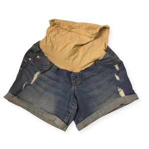 Maternity Jean Shorts
